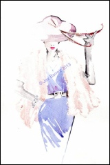 City Woman by Jax Barrett Fashion Illustrations