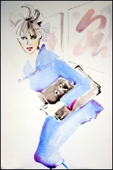 Serious Art by Jax Barrett Fashion Illustrations