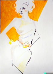 1965 by Jax Barrett Fashion Illustrations