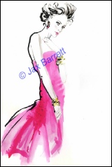 Sapphires by Jax Barrett Fashion Illustrations